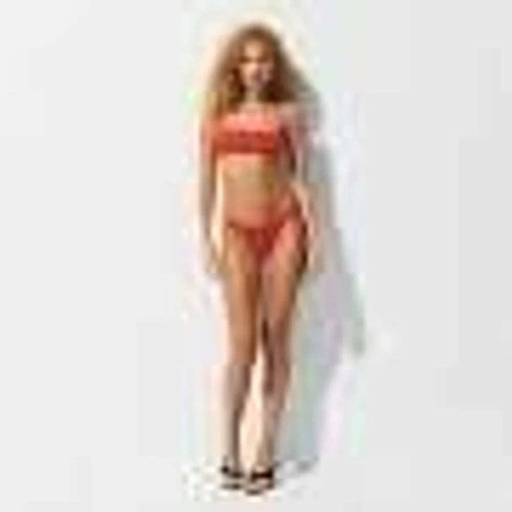 Skims Classic Swim Square Neck Scoop Top BT-SCP-9610W Terra Medium